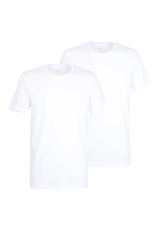 bugatti T-Shirt »Bari« Rundhalsausschnitt, Kurzarm, basic, Baumwolle, weich, bequem