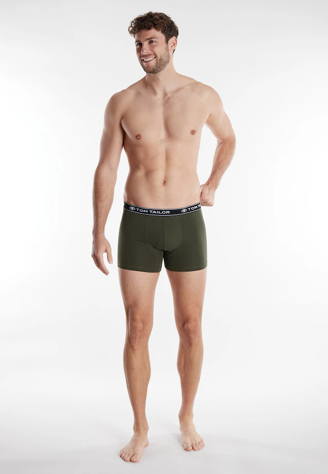 TOM TAILOR Boxershorts »Buffer« bequem, basic, eng, atmungsaktiv, Logobund, Baumwollmix