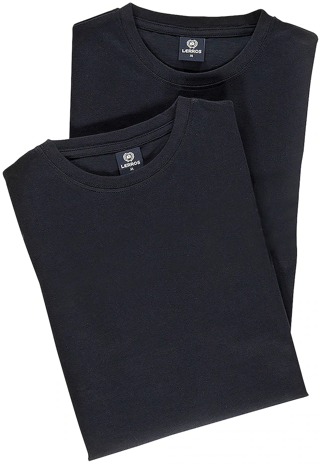 LERROS T-Shirt Packung, 2 Stk. in klassischer Optik