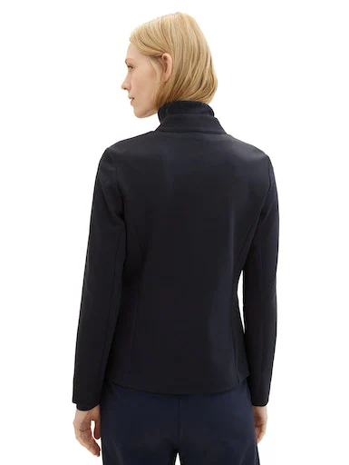 TOM TAILOR Sweatblazer »Fitted« mit aufgesetzten Taschen und Struktur