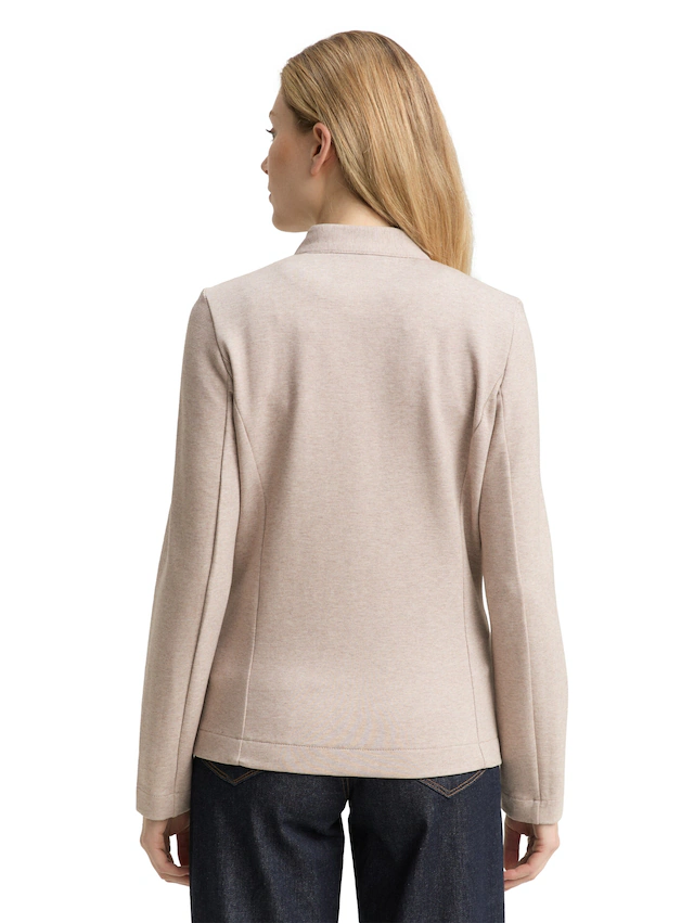 TOM TAILOR Sweatblazer »Fitted« mit aufgesetzten Taschen und Struktur