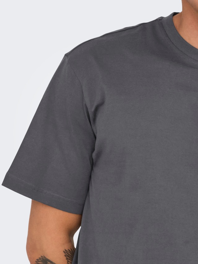 ONLY & SONS Rundhalsshirt »ONSFRED RLX SS TEE« Baumwolle, relaxed fit