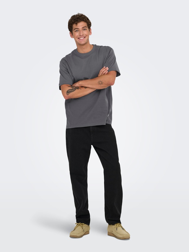 ONLY & SONS Rundhalsshirt »ONSFRED RLX SS TEE« Baumwolle, relaxed fit