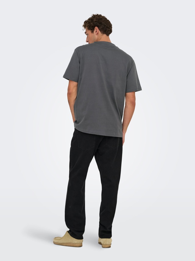 ONLY & SONS Rundhalsshirt »ONSFRED RLX SS TEE« Baumwolle, relaxed fit