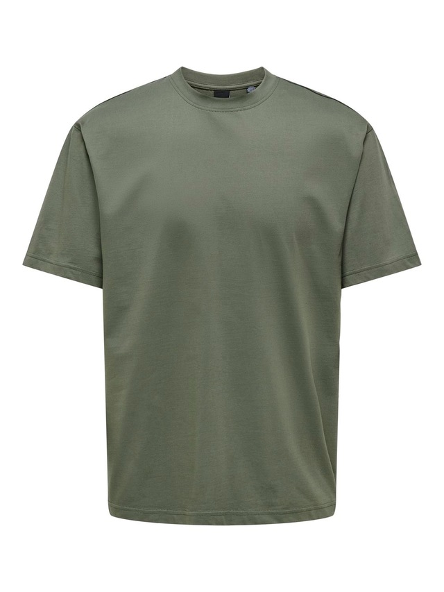 ONLY & SONS Rundhalsshirt »ONSFRED RLX SS TEE« Baumwolle, relaxed fit