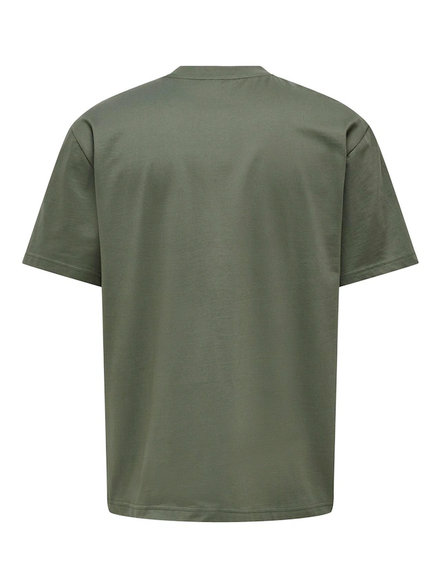 ONLY & SONS Rundhalsshirt »ONSFRED RLX SS TEE« Baumwolle, relaxed fit