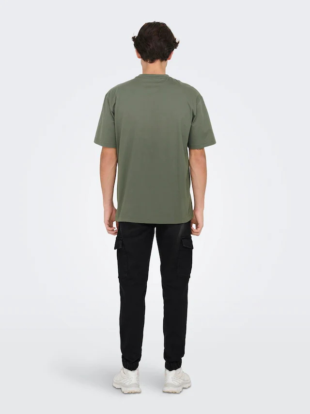 ONLY & SONS Rundhalsshirt »ONSFRED RLX SS TEE« Baumwolle, relaxed fit