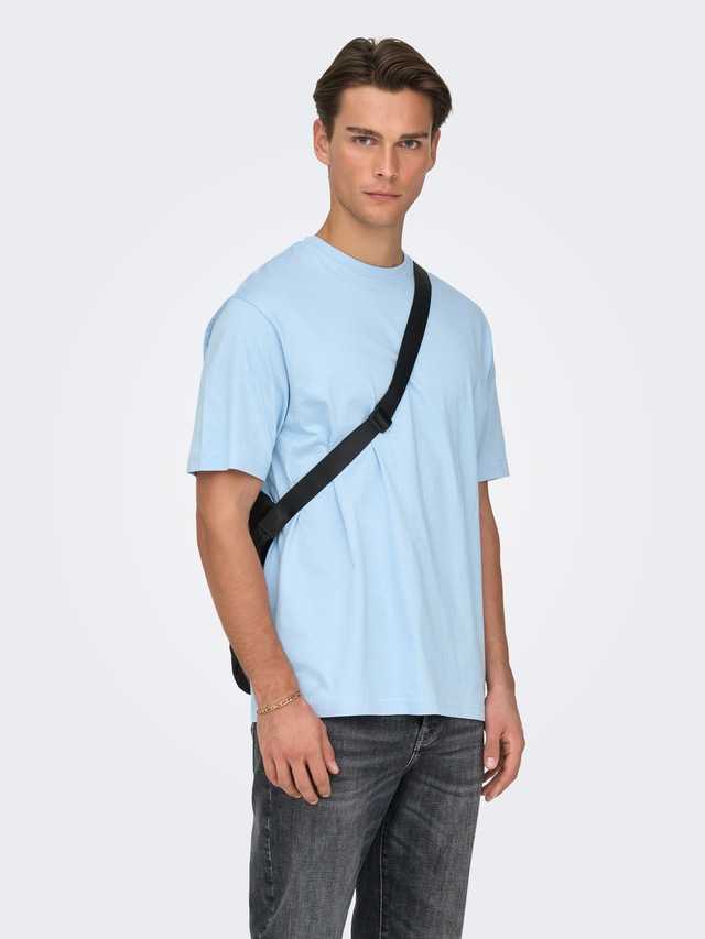 ONLY & SONS Rundhalsshirt »ONSFRED RLX SS TEE« Baumwolle, relaxed fit