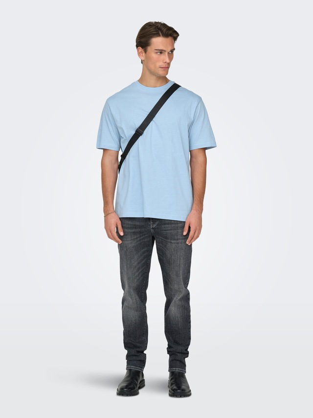 ONLY & SONS Rundhalsshirt »ONSFRED RLX SS TEE« Baumwolle, relaxed fit