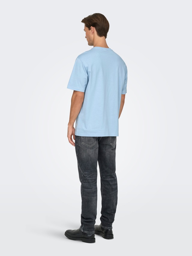 ONLY & SONS Rundhalsshirt »ONSFRED RLX SS TEE« Baumwolle, relaxed fit