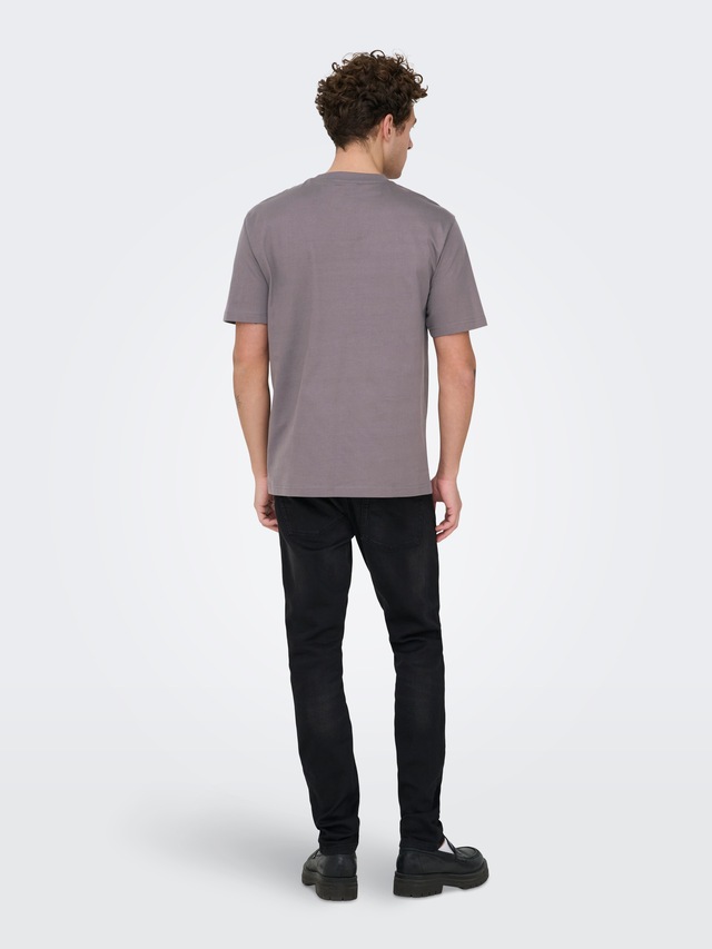 ONLY & SONS Rundhalsshirt »ONSFRED RLX SS TEE« Baumwolle, relaxed fit
