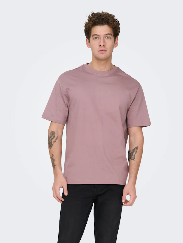 ONLY & SONS Rundhalsshirt »ONSFRED RLX SS TEE« Baumwolle, relaxed fit