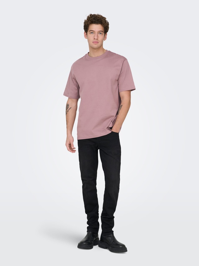 ONLY & SONS Rundhalsshirt »ONSFRED RLX SS TEE« Baumwolle, relaxed fit