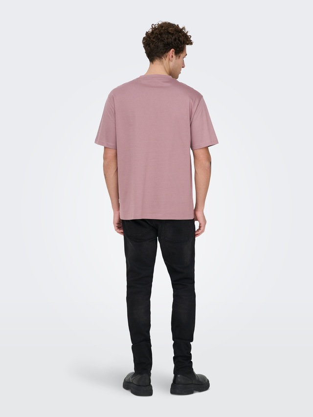 ONLY & SONS Rundhalsshirt »ONSFRED RLX SS TEE« Baumwolle, relaxed fit