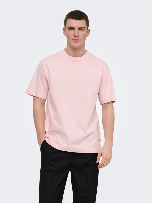 ONLY & SONS Rundhalsshirt »ONSFRED RLX SS TEE« Baumwolle, relaxed fit