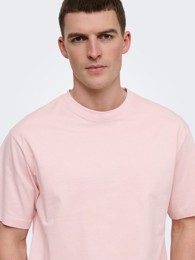 ONLY & SONS Rundhalsshirt »ONSFRED RLX SS TEE« Baumwolle, relaxed fit