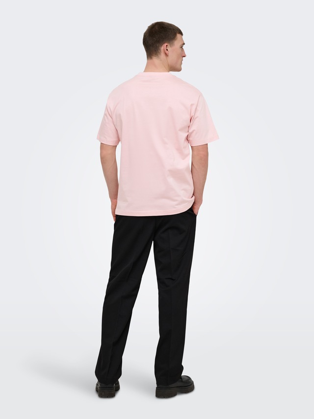 ONLY & SONS Rundhalsshirt »ONSFRED RLX SS TEE« Baumwolle, relaxed fit