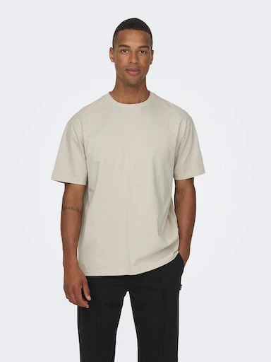 ONLY & SONS Rundhalsshirt »ONSFRED RLX SS TEE« Baumwolle, relaxed fit
