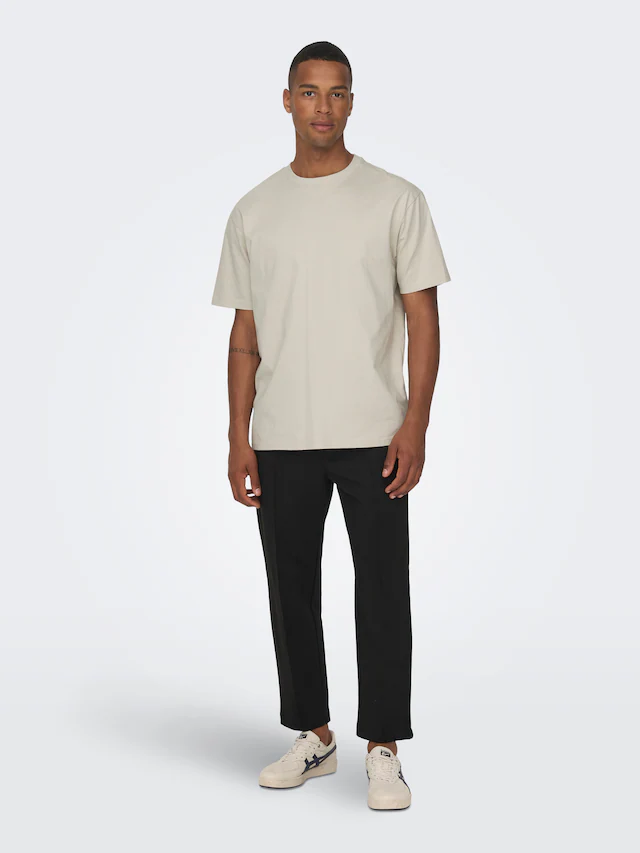 ONLY & SONS Rundhalsshirt »ONSFRED RLX SS TEE« Baumwolle, relaxed fit
