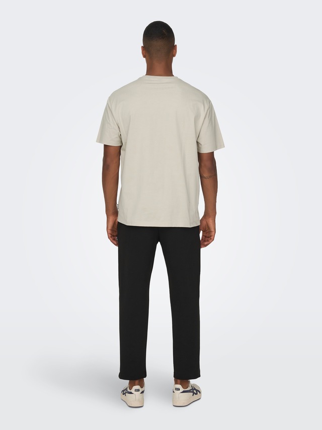 ONLY & SONS Rundhalsshirt »ONSFRED RLX SS TEE« Baumwolle, relaxed fit
