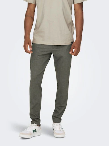 ONLY & SONS »ONSMARK SLIM HERRINGBONE 2911 PANT NOOS«