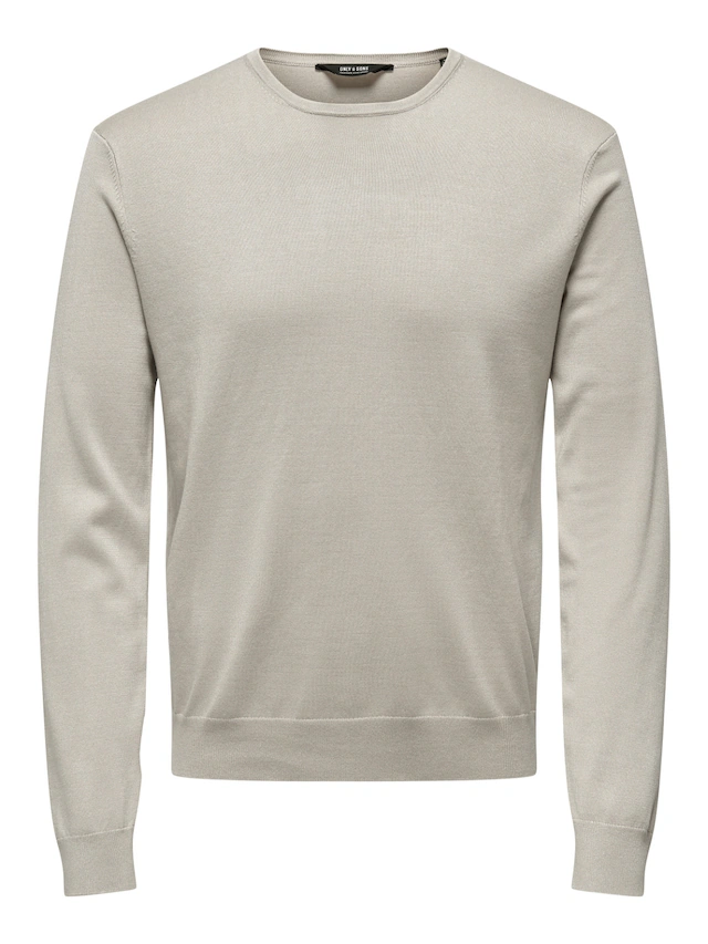 ONLY & SONS Rundhalspullover »ONSWYLER LIFE REG 14 LS CREW KNIT NOOS« Viskosemischung, regular fit