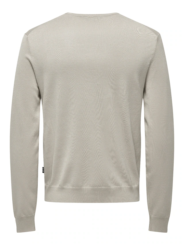 ONLY & SONS Rundhalspullover »ONSWYLER LIFE REG 14 LS CREW KNIT NOOS« Viskosemischung, regular fit