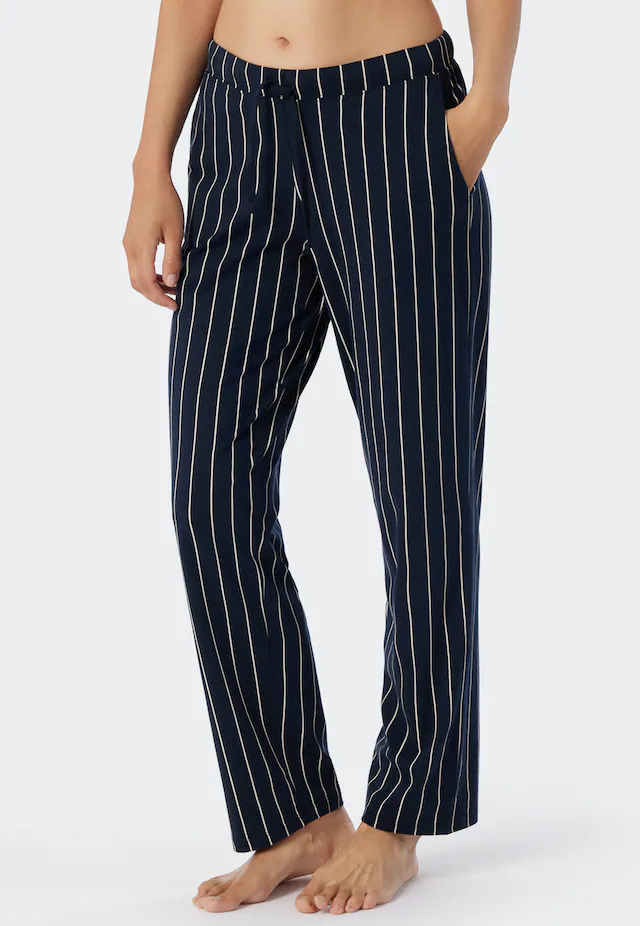 Schiesser Loungehose »Mix + Relax« seitliche Taschen, elastischer Bund, Single Jersey, bequem