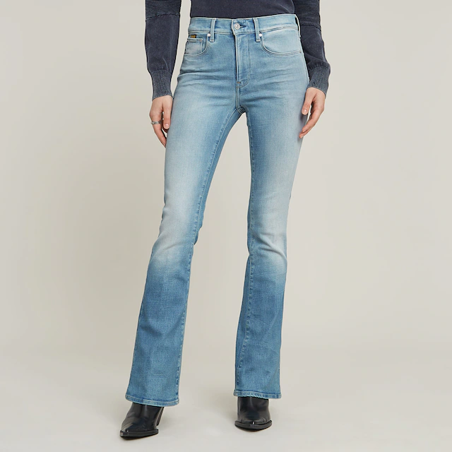 G-STAR Bootcut-Jeans »3301 Flare Wmn« aus Stretch-Denim