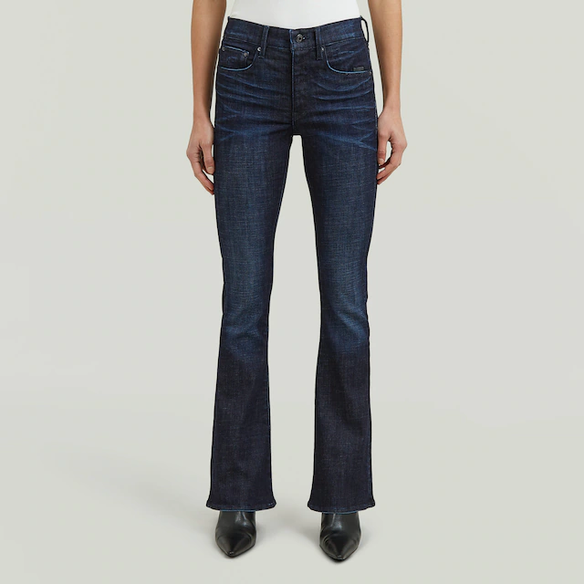 G-STAR Bootcut-Jeans »3301 Flare Wmn« aus Stretch-Denim