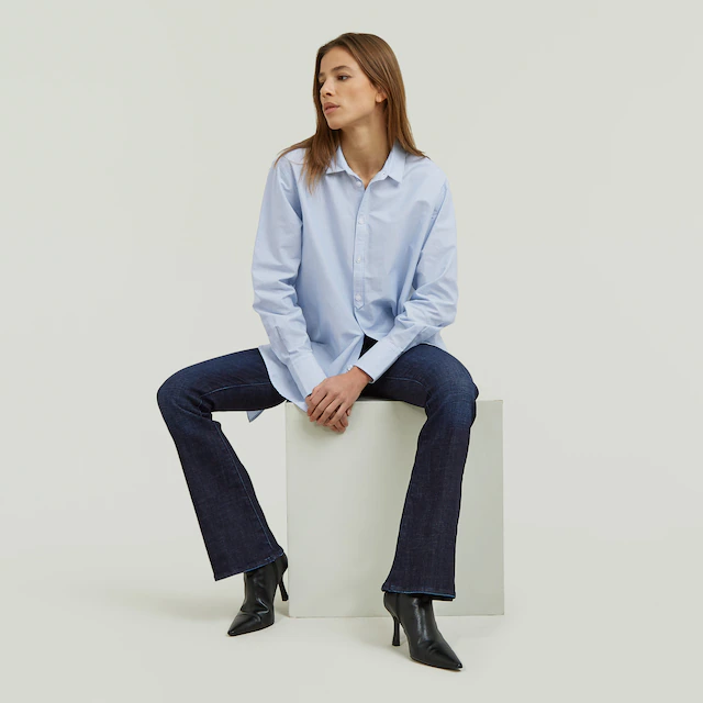 G-STAR Bootcut-Jeans »3301 Flare Wmn« aus Stretch-Denim