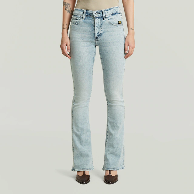 G-STAR Bootcut-Jeans »3301 Flare Wmn« aus Stretch-Denim