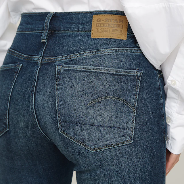 G-STAR Bootcut-Jeans »3301 Flare Wmn« aus Stretch-Denim
