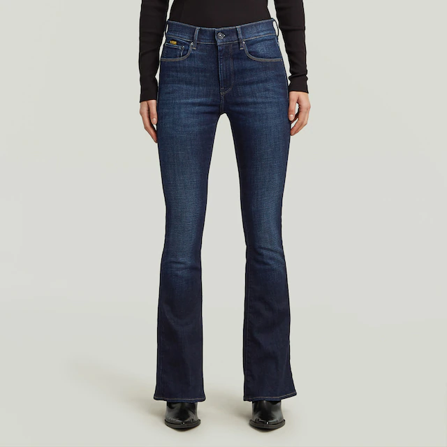 G-STAR Bootcut-Jeans »3301 Flare Wmn« aus Stretch-Denim