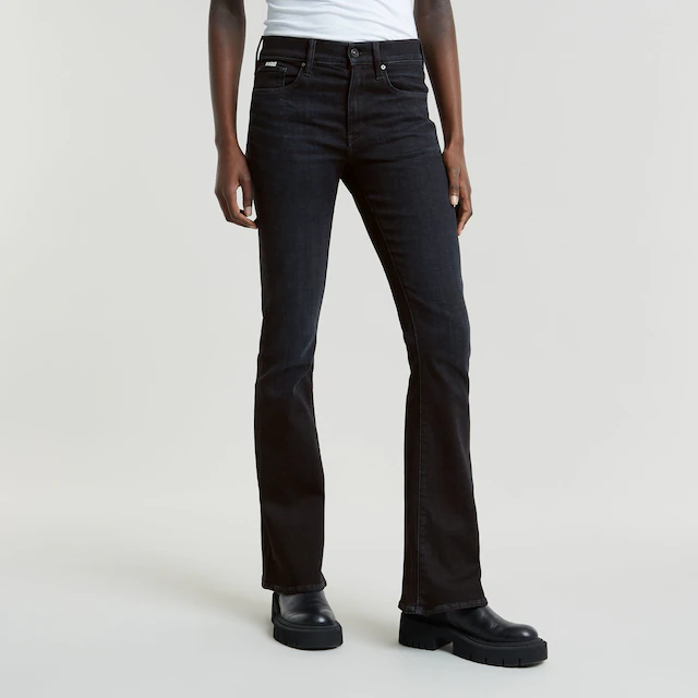 G-STAR Bootcut-Jeans »3301 Flare Wmn« aus Stretch-Denim