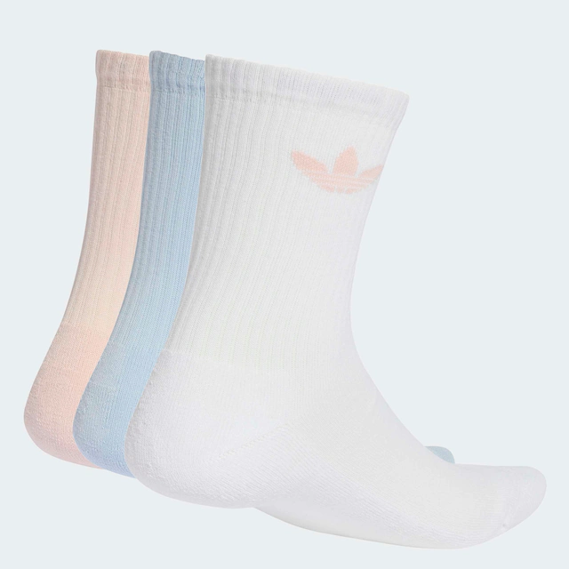 adidas Originals Sportsocken »TREFOIL CUSHION CREW, 3 PAAR« 3 Stk. tlg. für Erwachsene, 3er-Pack, mit Logodruck, wadenlang