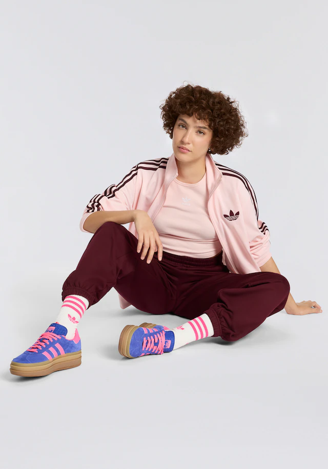 adidas Originals Sportsocken »3-STREIFEN CREW 3ER-PACK« 3 Paar tlg. knöchellange Passform, mit 3-Streifen