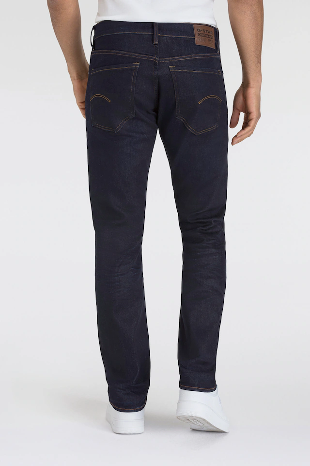 G-STAR Straight-Jeans »Mosa Straight« mit hellen Nähten