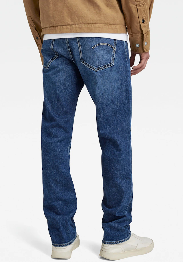 G-STAR Straight-Jeans »Mosa Straight« mit hellen Nähten