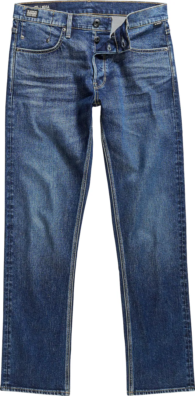G-STAR Straight-Jeans »Mosa Straight« mit hellen Nähten