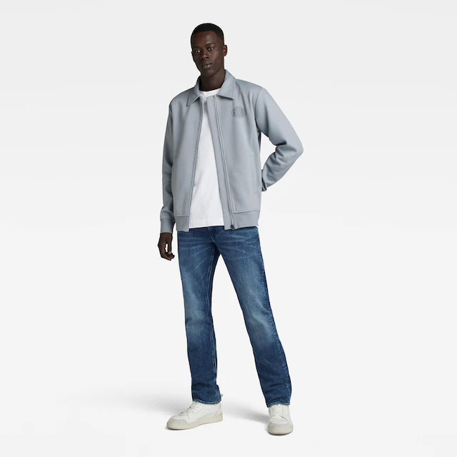 G-STAR Straight-Jeans »Mosa Straight« mit hellen Nähten