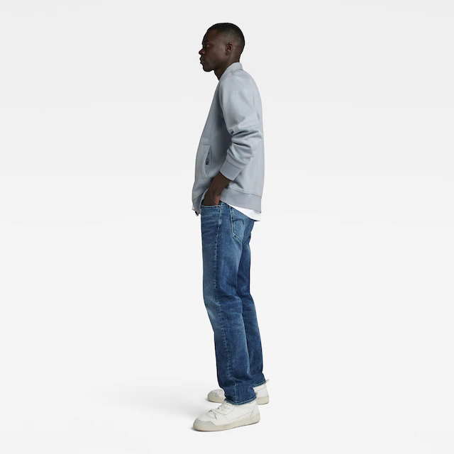 G-STAR Straight-Jeans »Mosa Straight« mit hellen Nähten