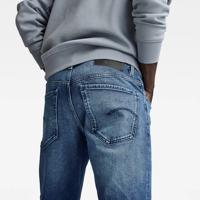 G-STAR Straight-Jeans »Mosa Straight« mit hellen Nähten
