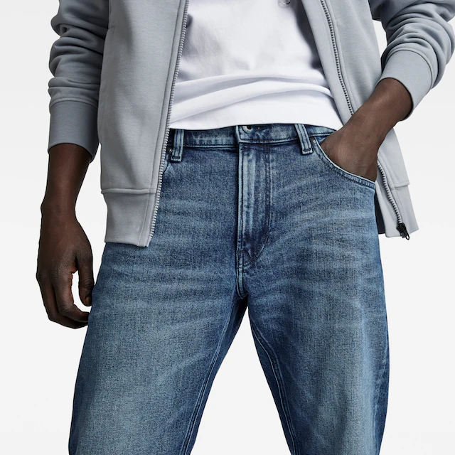 G-STAR Straight-Jeans »Mosa Straight« mit hellen Nähten