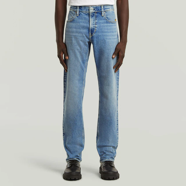 G-STAR Straight-Jeans »Mosa Straight« mit hellen Nähten