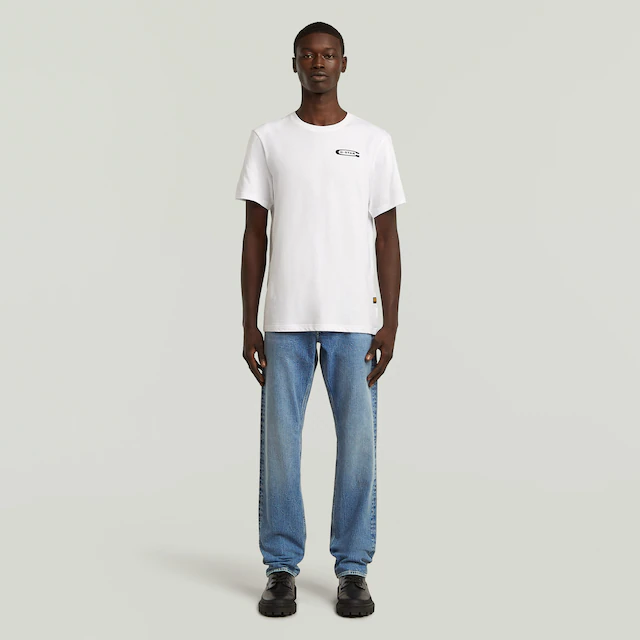 G-STAR Straight-Jeans »Mosa Straight« mit hellen Nähten
