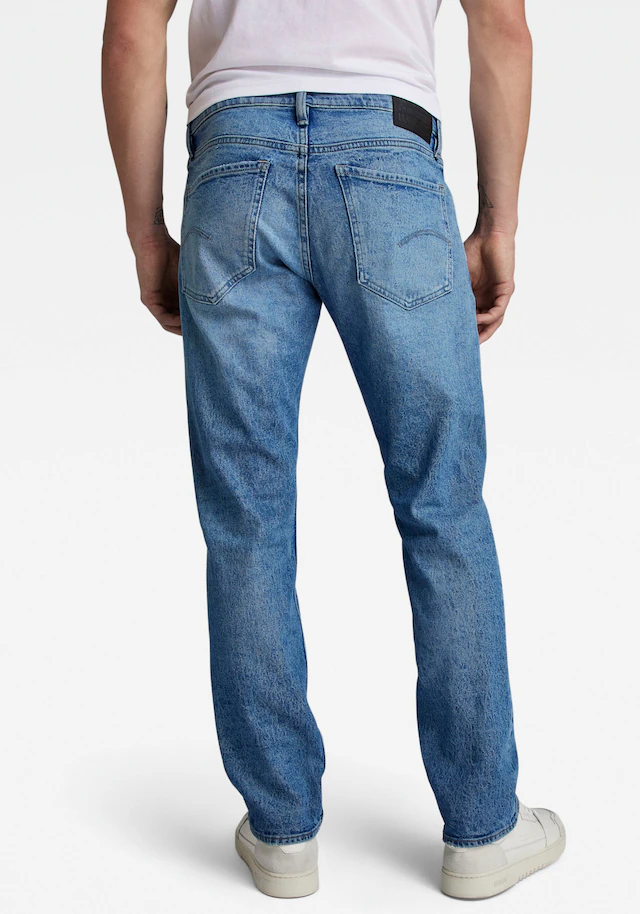 G-STAR Straight-Jeans »Mosa Straight« mit hellen Nähten