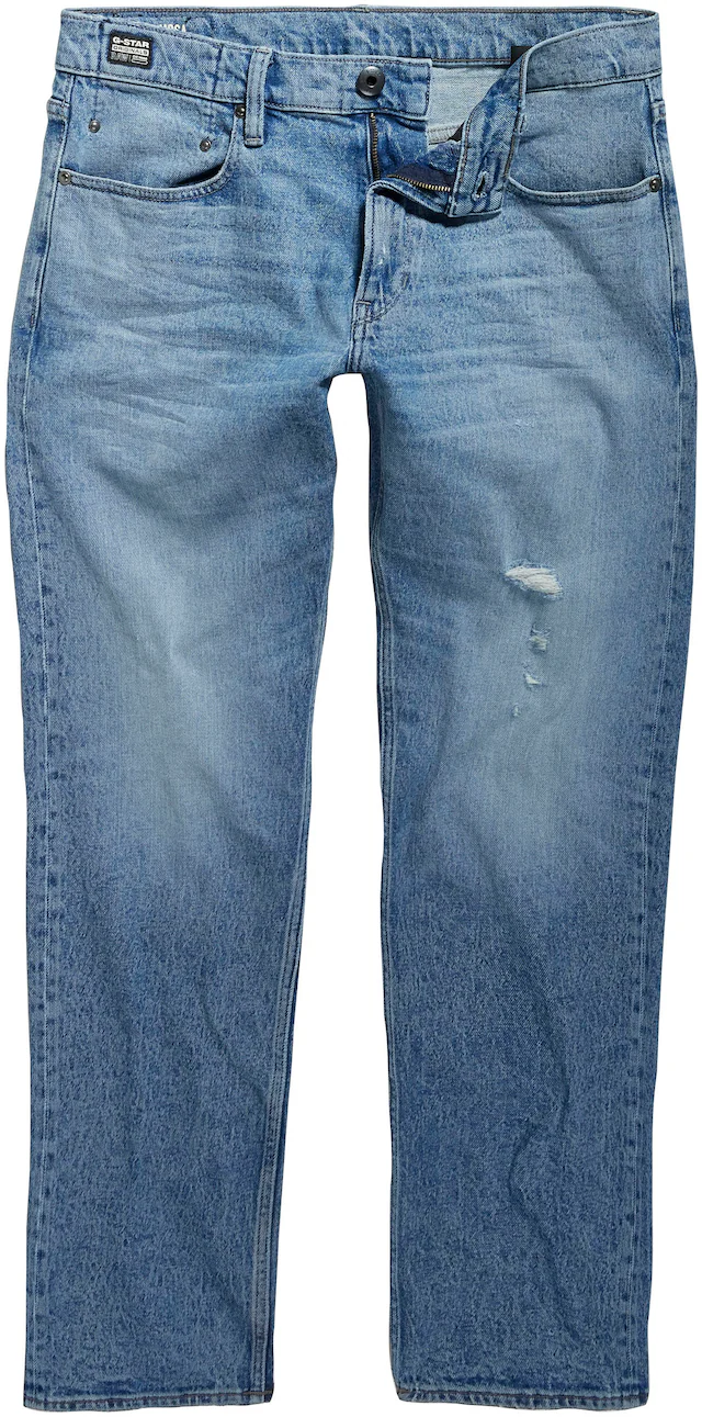 G-STAR Straight-Jeans »Mosa Straight« mit hellen Nähten
