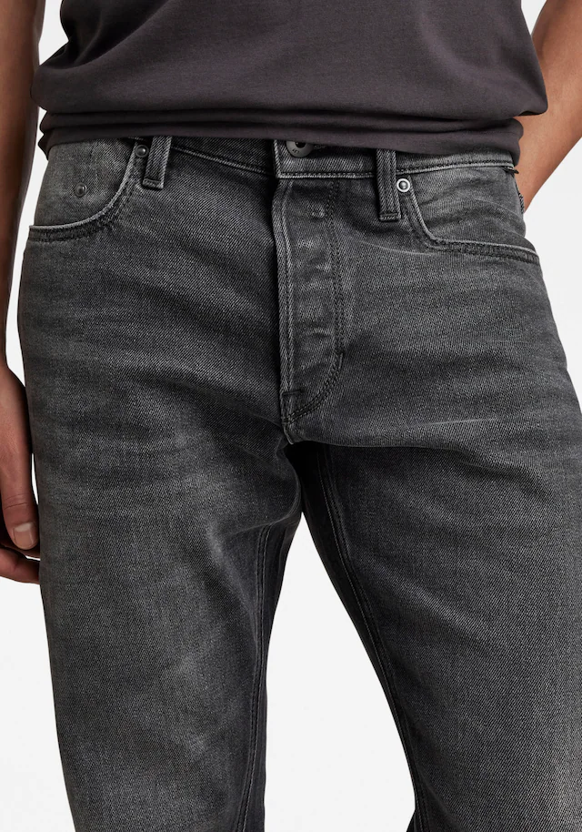 G-STAR Straight-Jeans »Mosa Straight« mit hellen Nähten