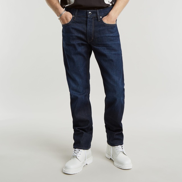G-STAR Straight-Jeans »Mosa Straight« mit hellen Nähten